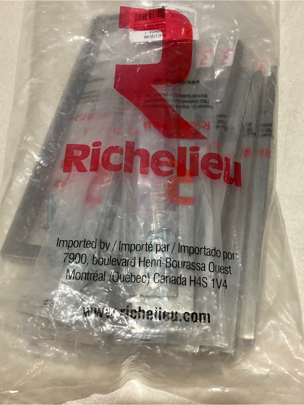Richelieu Brushed Nickel  Drawer Pull Handles - Set of 10 Metal Handles